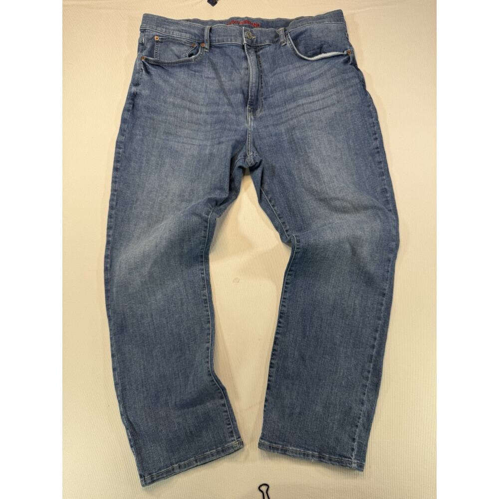 Lucky Brand 223 Straight Jeans Mens 40x32 Light Wash Stretch Denim